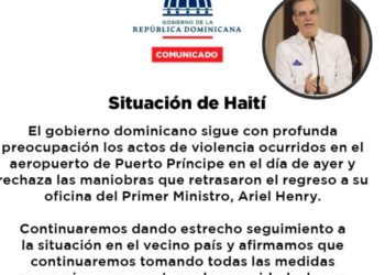 República Dominicana sigue situación de Haití