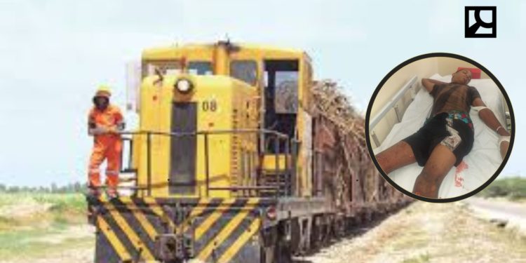 Amputan pierna a adolescente que subió a locomotora