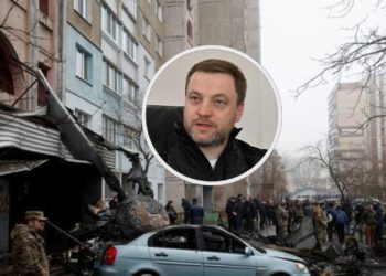 Cae helicóptero y muere ministro del interior de Ucrania