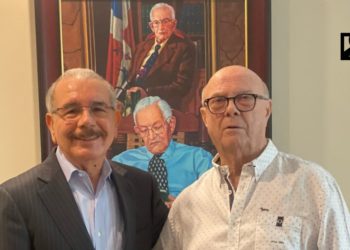 Hipólito visita a Danilo por Año Nuevo