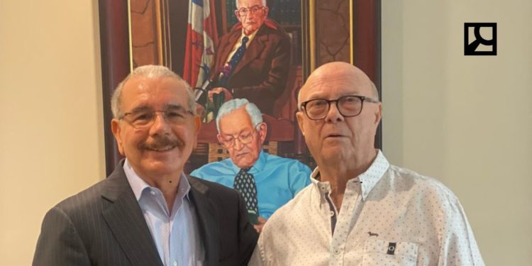 Hipólito visita a Danilo por Año Nuevo