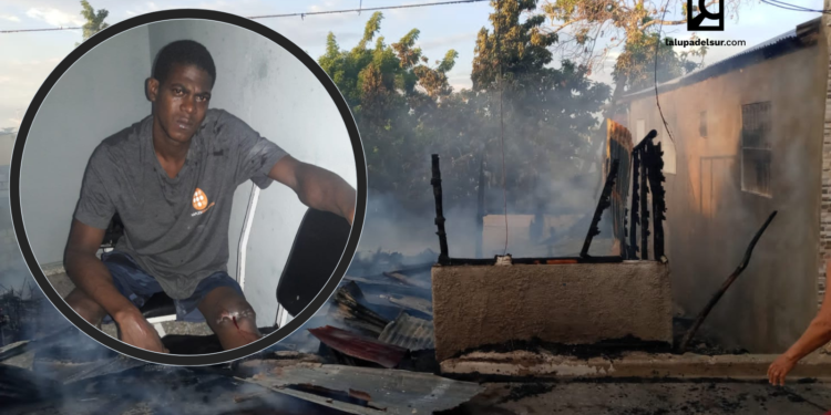 No le dio para «drogas» e incendio casa a su mamá