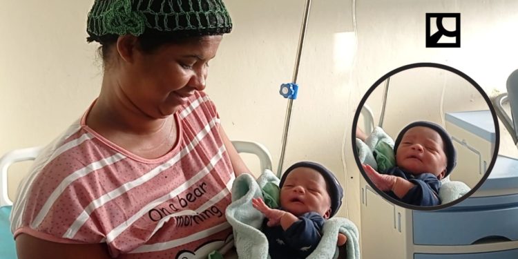 Adriel “primer bebé” que nace en el Hospital Jaime Mota