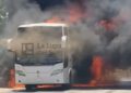 Se incendia autobús de Emtraba