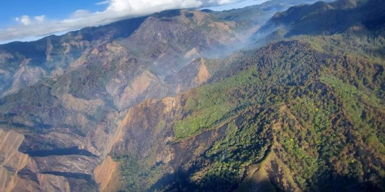 Lluvias ayudan a controlar fuegos forestales