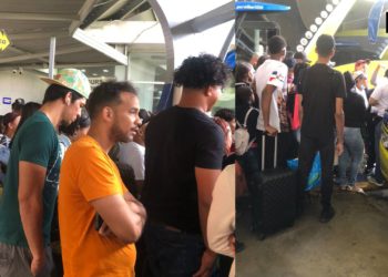 Paradas a Barahona y el Sur «atestadas» de pasajeros