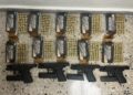 Ocupan 4 pistolas y 500 balas en tanque que vino de EEUU