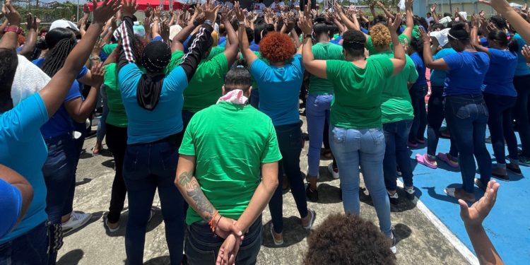 Agasajan internas de Najayo Mujeres