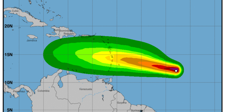 Bret muestra ligero fortalecimiento