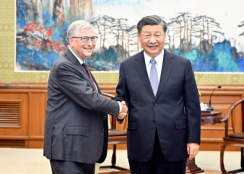 Xi Jinping y Bill Gates sostienen reunión