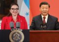 Presidenta de Honduras inicia visita a China