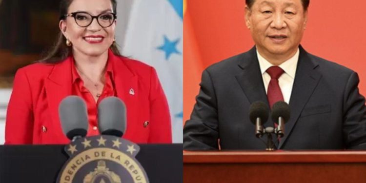 Presidenta de Honduras inicia visita a China