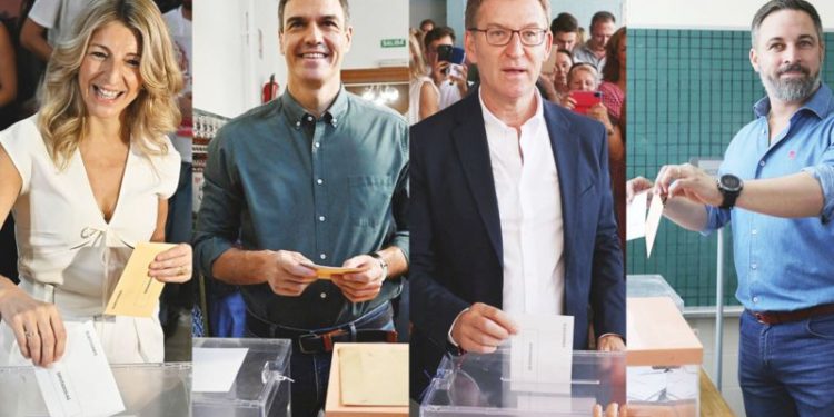 España acude a las urnas electorales para una atípica jornada comicial