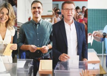 España acude a las urnas electorales para una atípica jornada comicial