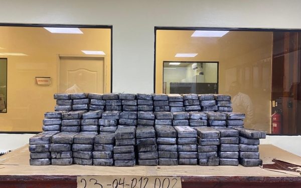 Da positivo a cocaína droga incautó PN en Barahona
