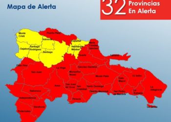Barahona «permanece» en alerta roja
