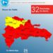 Barahona «permanece» en alerta roja