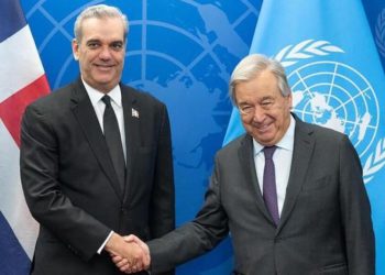 Abinader se reúne con Guterres; vuelve a solicitar despliegue de una misión en Haití
