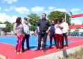 Alberto Rodríguez supervisa obras de Juegos Escolares Nacionales
