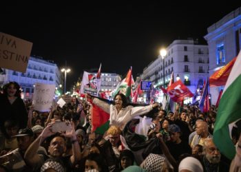 Españoles se solidarizan con Palestina
