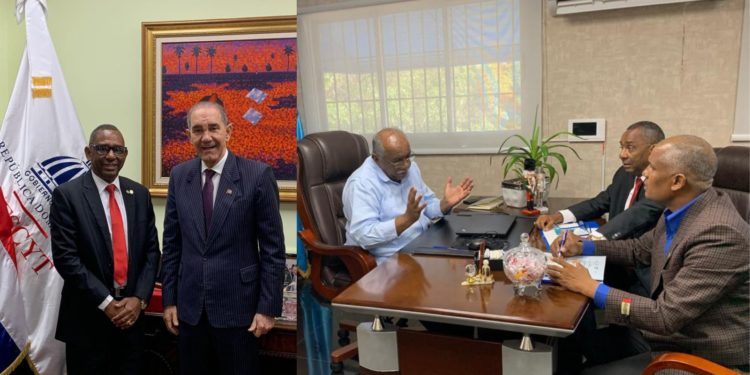 Director general UASD Recinto Barahona se reúne con titulares Mescyt e Inafocam