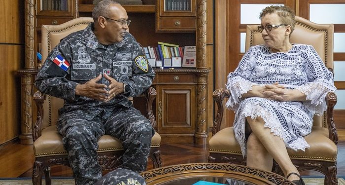 Miriam German Brito recibe visita de Ramón Antonio Guzmán Peralta