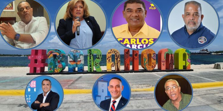 7 que aspiran a Alcaldía en Barahona buscan convencer a más de 50,000