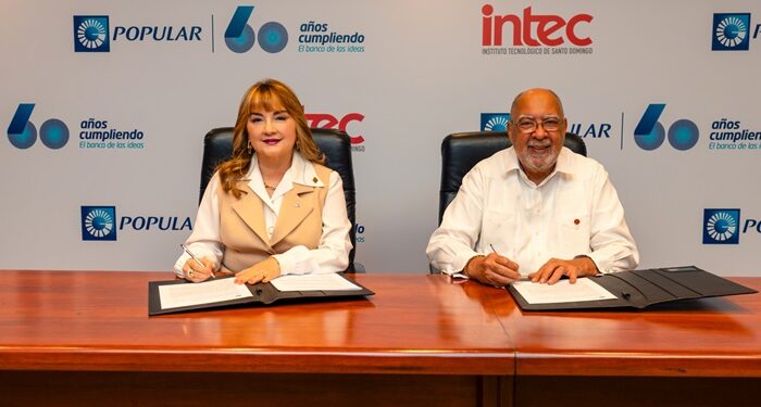 Estudiantes «meritorios» Intec harán sus pasantías en el Banco Popular