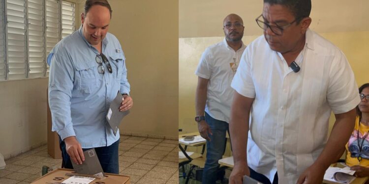 Votan José y Moisés, candidatos a senadores