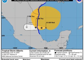 Alberto «primera» tormenta tropical de la temporada