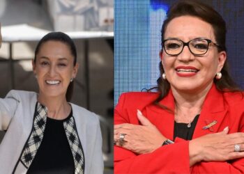 Primera mujer presidenta de Honduras felicita a la primera electa en Mexico