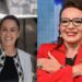 Primera mujer presidenta de Honduras felicita a la primera electa en Mexico