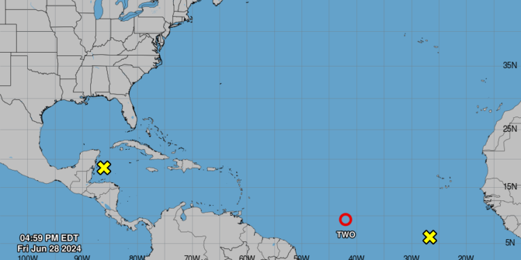 Se forma depresión tropical #2