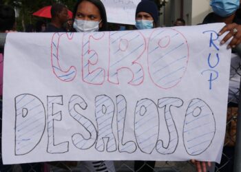 Desalojados se concentrarán frente al Palacio