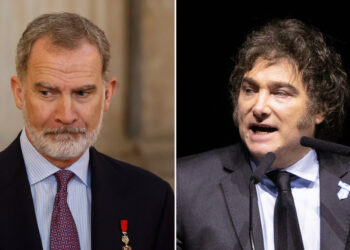 Felipe VI no recibirá a Milei