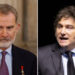 Felipe VI no recibirá a Milei
