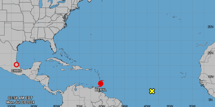 Beryl se fortalece