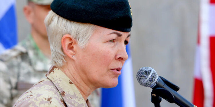 Jennie Carignan estará al frente de las FFAA canadiense