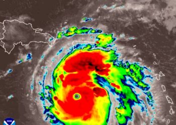 Esta madrugada Beryl estaba a 560 kms de la Isla Beata