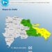 13 provincias en alerta: «amarilla y verde»