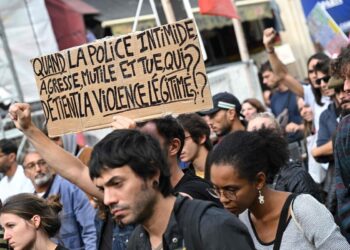 Izquierda copa calles de París