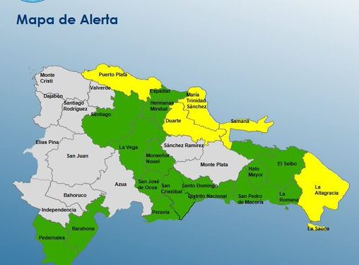 COE aumenta a 6 provincias en alerta