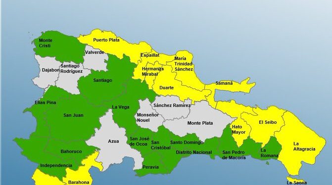Aumentan provincias en alerta