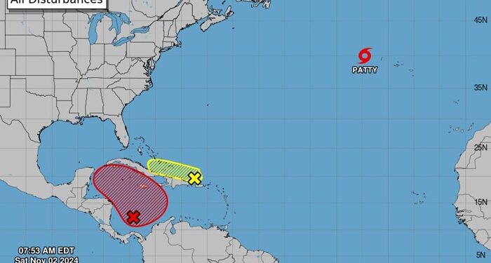 Indomet continúa seguimiento a disturbio meteorológico