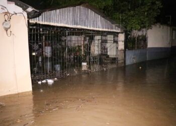 Casas inundadas en Dajabón