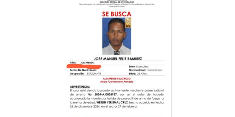 Buscan a “José Trenzas” por muerte de adolescente en el 27 de Febrero