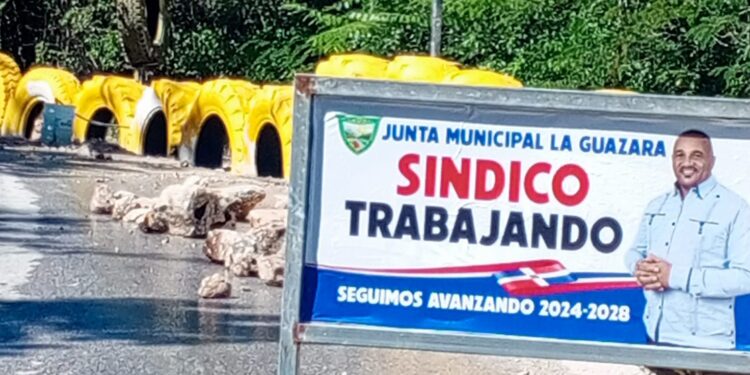 Señalizan vía principal de La Guázara