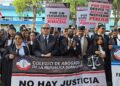 Abogados no celebran, «protestan» el Día del Poder Judicial