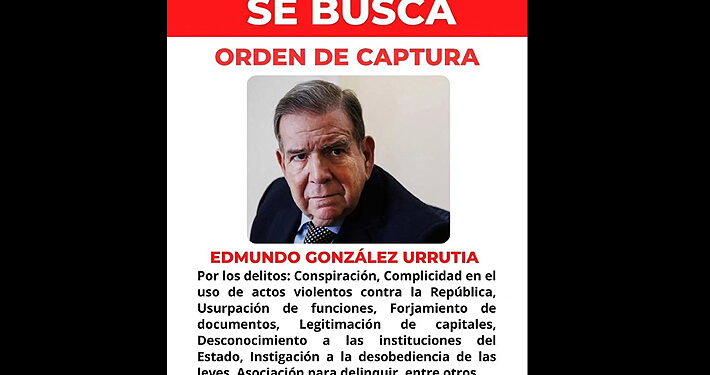 Gobierno de Venezuela dará US$ 100,000 a quien informe paradero de Edmundo