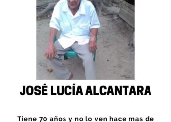 Familia de don José Lucía Alcántara esta “angustiada” porque tiene más de 2 semanas desaparecido